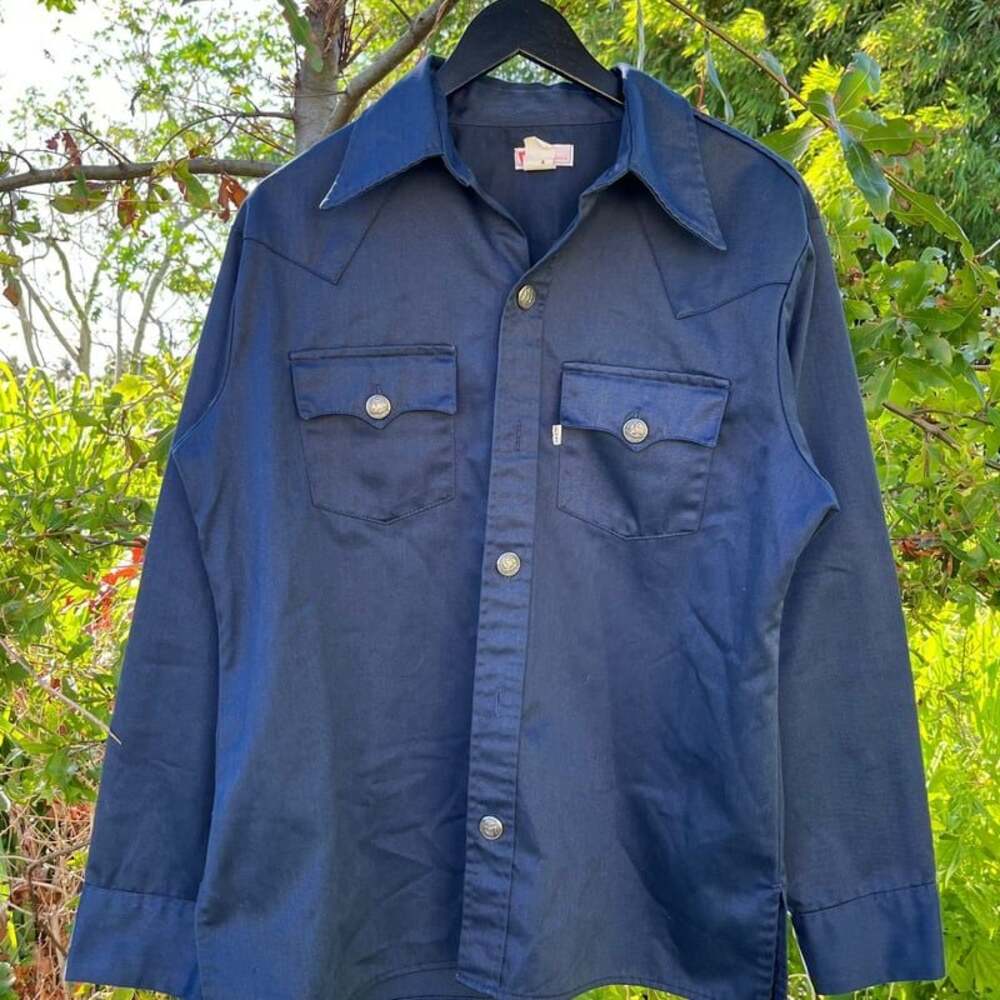 60/70s Levis Shorthorn Sawtooth Western Shirt